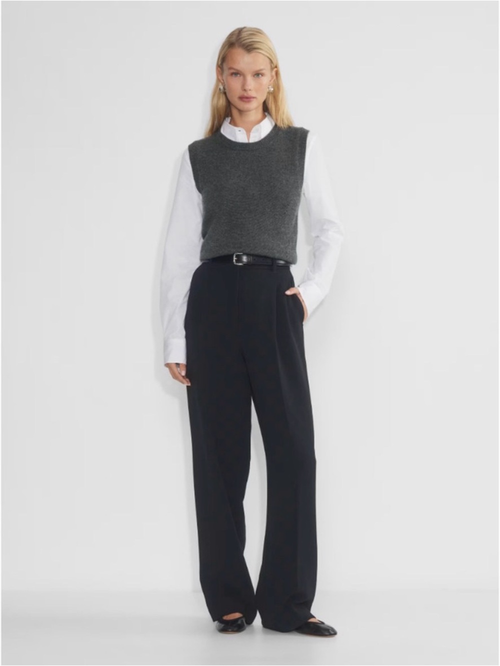 Aritzia Wilfred The Effortless Pant black sz 4